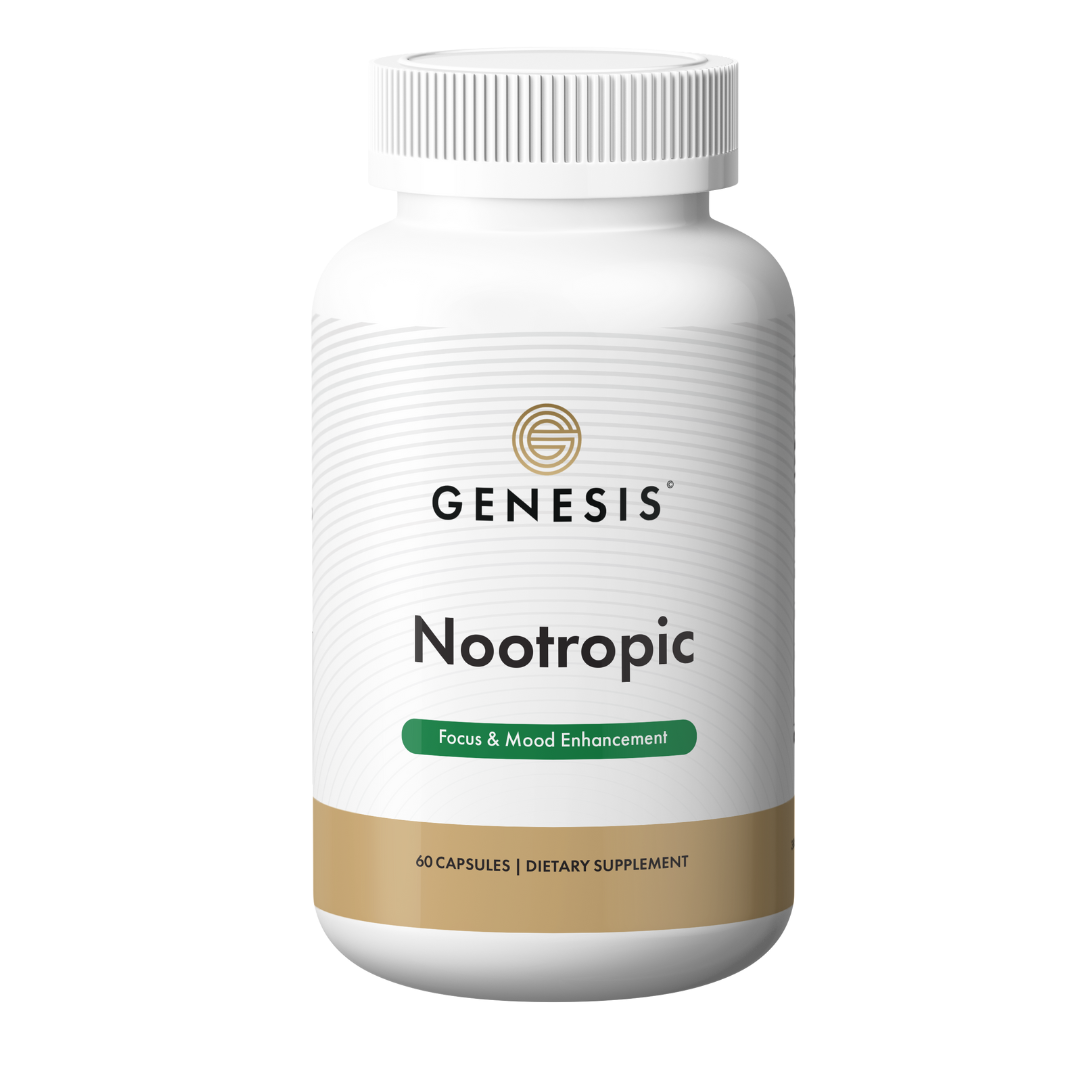 nootropic supplement bottle 60 capsules