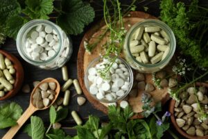 Herbal green supplements and medicines