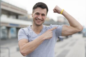 healthy man following the natural and safe methods & tips to increase testosterone